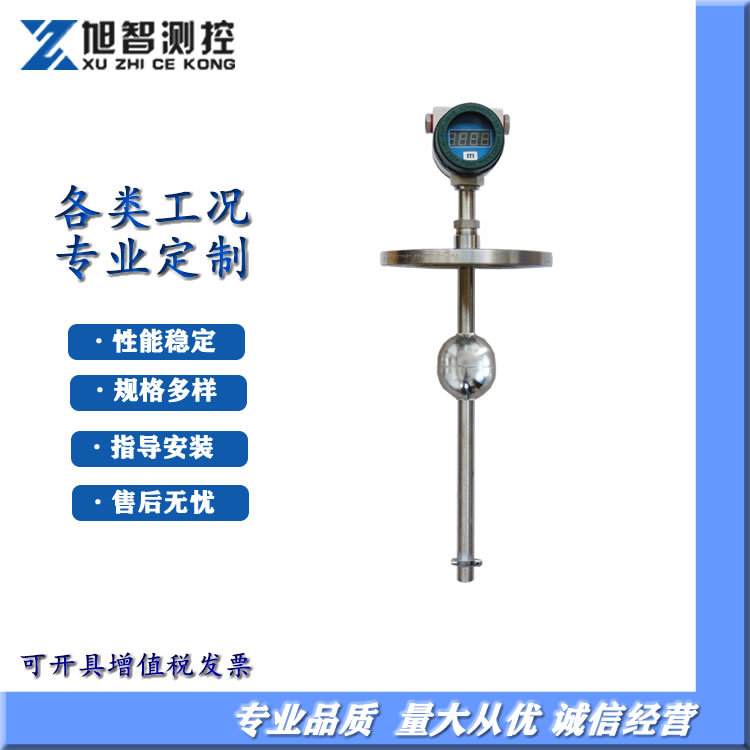 浮球开关 高低位报警功能 智能浮球液位开关 山东厂家找旭智测控