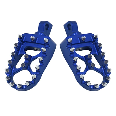 Accessories Are Suitable for: Motorcycle pedals - blue-spike-pedals