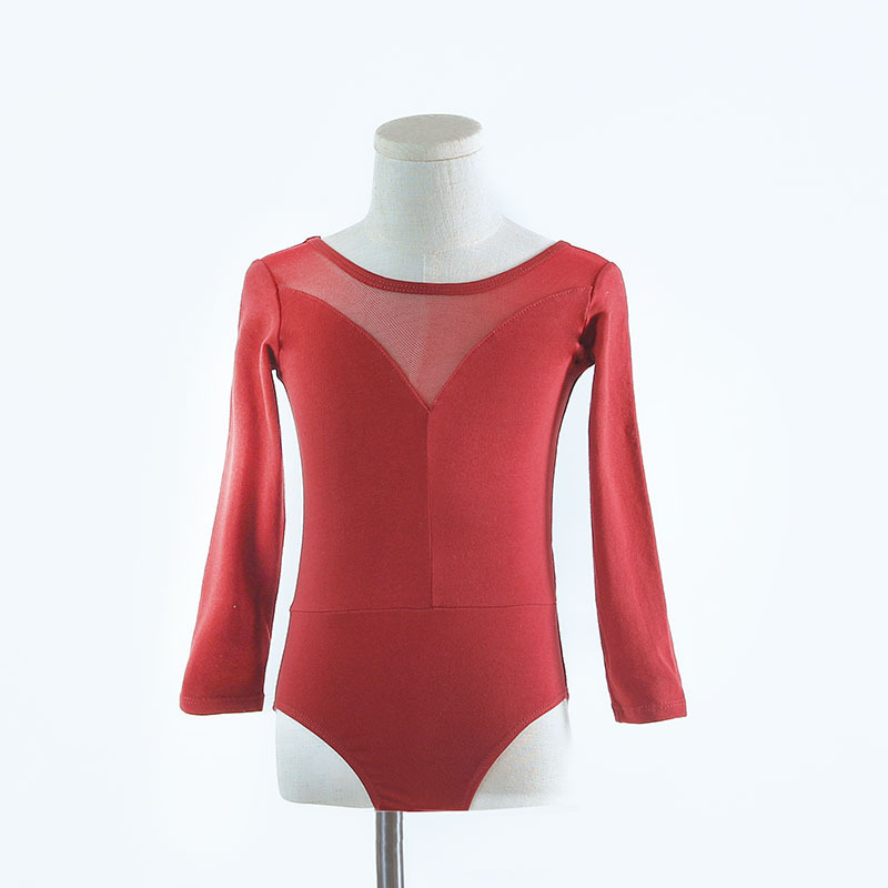 Niños danza uniformes malla empalme ropa de entrenamiento adorable ropa de baile confortable ropa de ballet transpirable image 12
