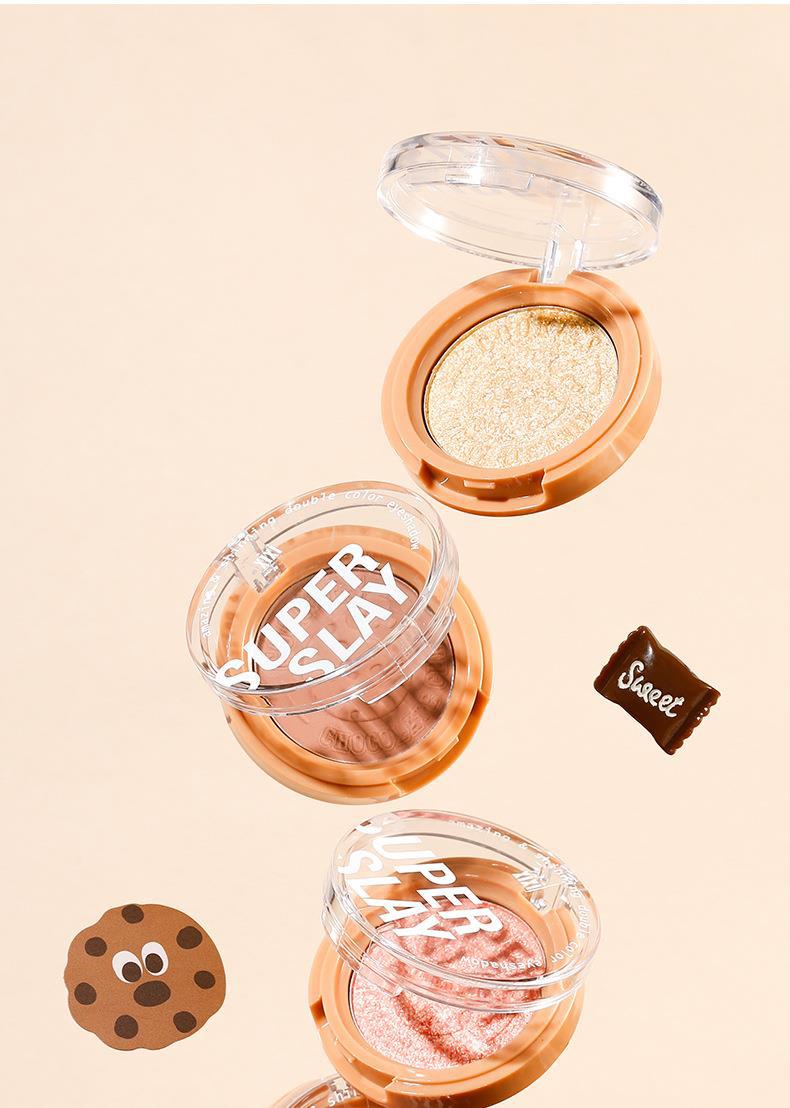 xixi Cookie Crispy Monochrome eyeshadow, brightening the undereye, pearlescent, fine shimmering, matte, pseudo-natural look, versatile for daily use, earth tones undefined