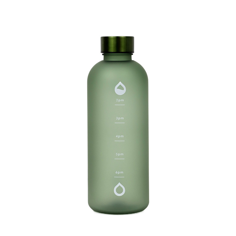 Taza de plástico de color sólido simple y de alto nivel, taza de agua espacial de gran capacidad, taza de agua esmerilada de alta calidad