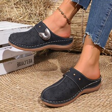 H 35073 Flat Sandals with Metal Buckle ƽ��ɳ̲��Ь