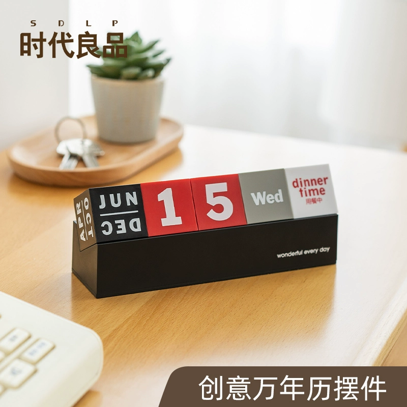Креативный вечный календарь, настольный календарь-украшение, календарь на 2025 год, милый настольный календарь на 2025 год, вдохновляющий стиль ins, мини-высокий