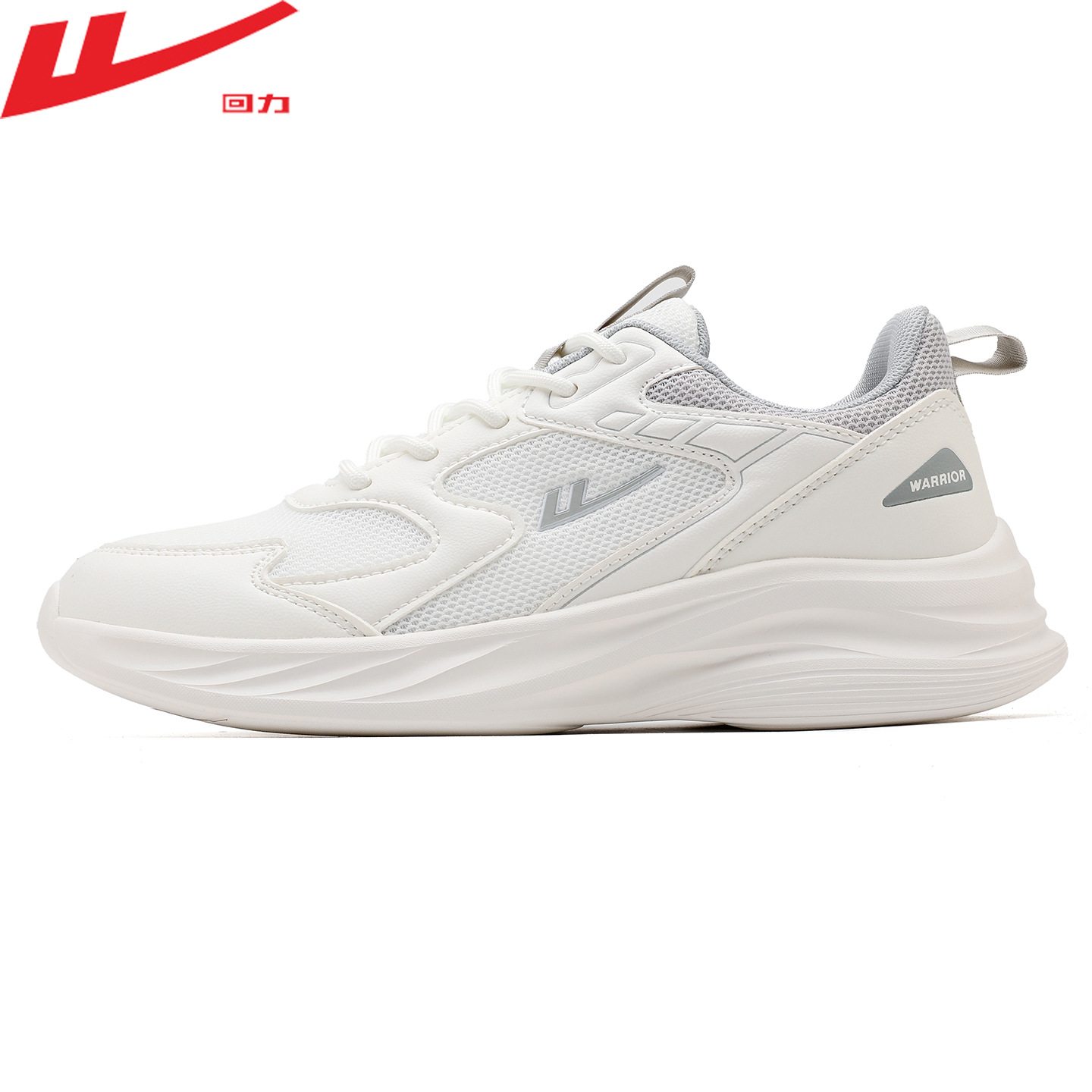 Warrior Brand Men's Shoes 2025 New Breathable Mesh Casual Soft-Soled Shock-Absorbing Lightweight Running Sneakers