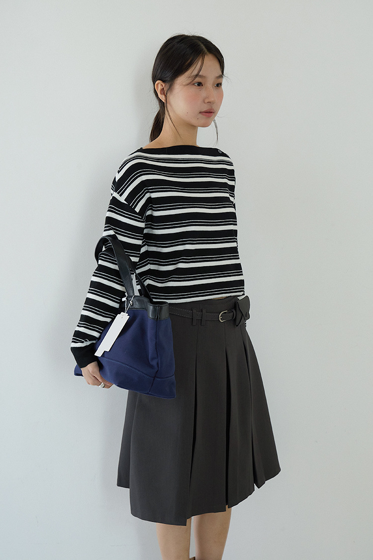 GraceChic GraceChic GraceChic Unlock Layered Sense Oufan Academy Style Pleated High Waist Dark Gray Half For Women Autumn Five-Point Skirt 3198_voghion.com