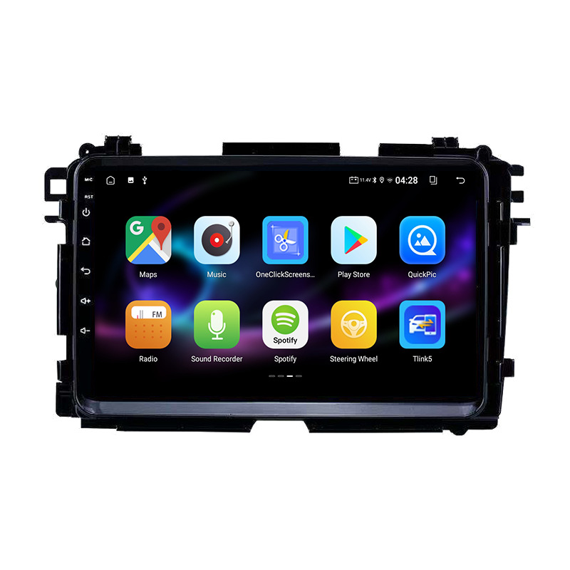 Suitable for 15-17 Honda Binzhi Hrv Android Large Screen Central Control Navigation Stereo Gps Reversing Image