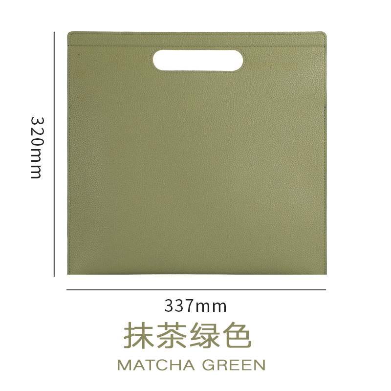 卸売 A4 レザー磁気バックルファイルバッグ大容量収納ファイルバッグ A5PU レザービジネスオフィス会議情報バッグ|undefined