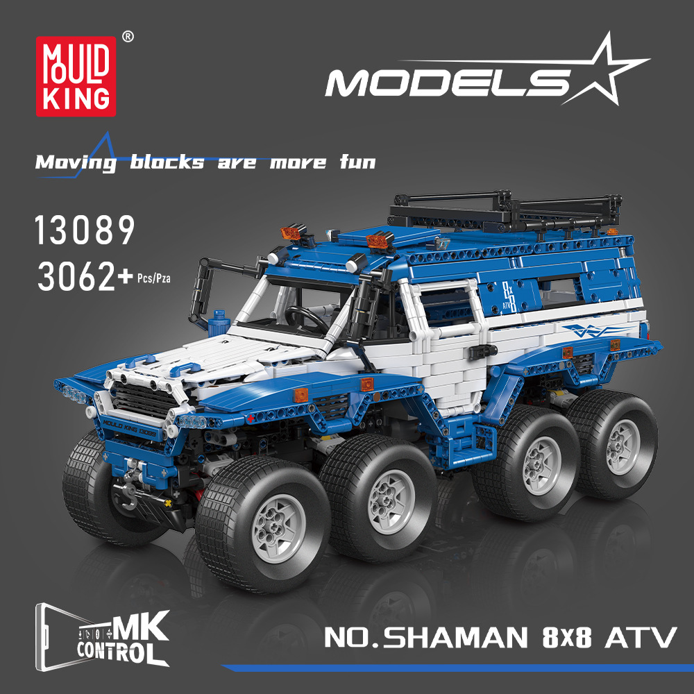 Modelo 13088S 13089 Shaman 8X8 vehículo todoterreno eléctrico grande coche de juguete de control remoto niño