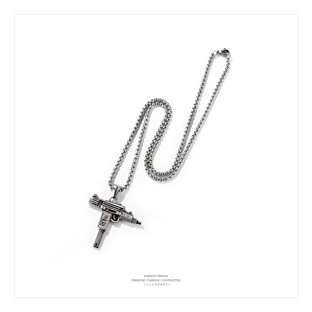 Simple Fashion Machine Gun Necklace display picture 2