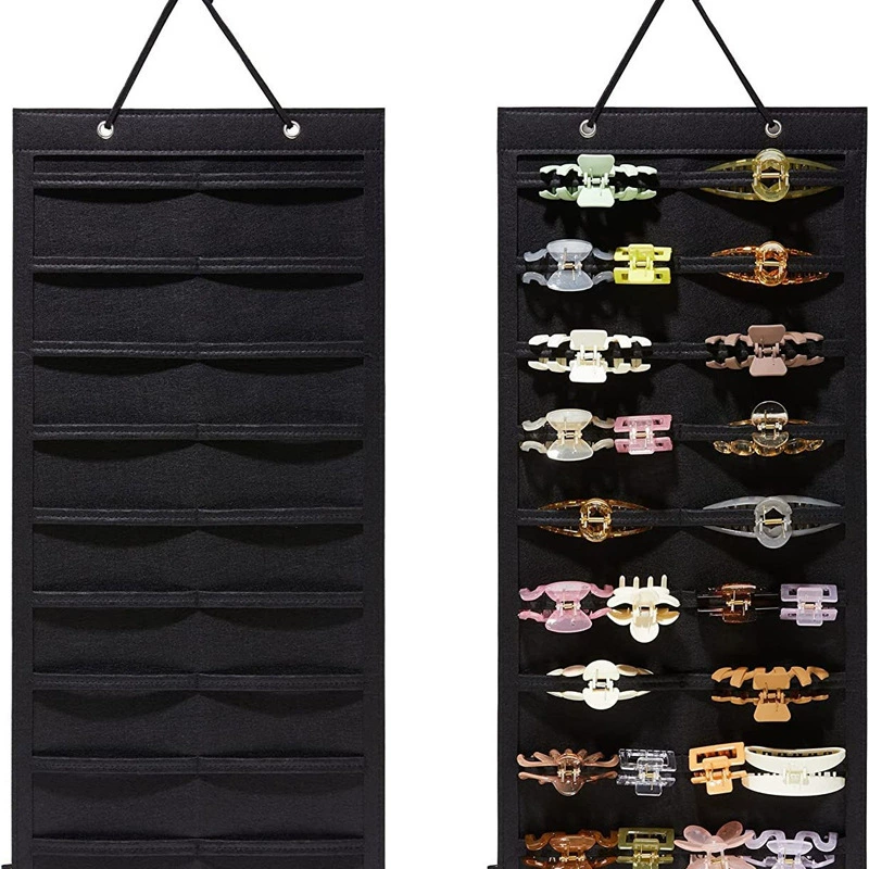 Подвесные заколки для волос Зажим для хранения Ящик для хранения Коробка для хранения Настенная сумка для хранения Настенная сумка для хранения Заколки для волос для хранения Подвесная сумка