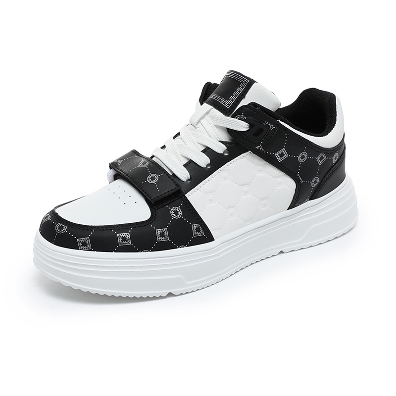 Couple's super lightweight large size 48 platform shoes, versatile cross-border Jinjiang casual sports shoes, anti-slip thick-soled men's and women's shoes