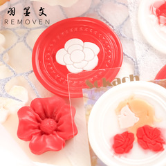 Original Hot Wax Seal Stamps New Camellia Handmade Diary Letter DIY Fresh Hot Wax Seal Original New