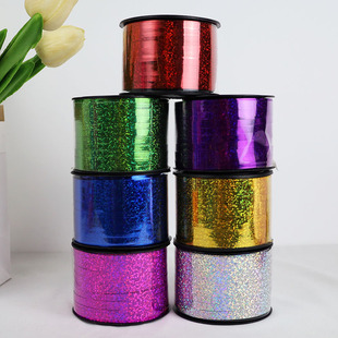Wedding Balloon Tie Balloon Ribbon Ribbon 100 Code Laser Balloon Ribbon Tie Balloon Accessories Rope Wholesale