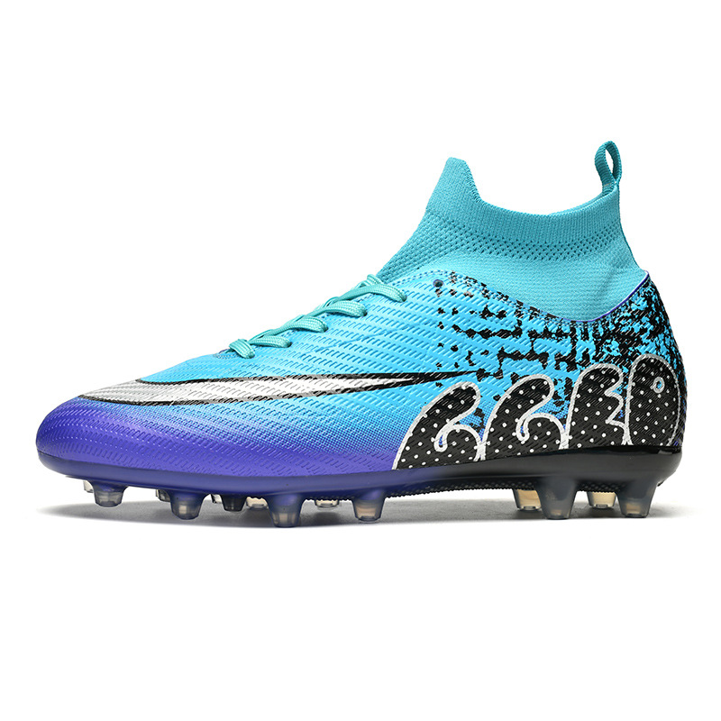 Zapatos de fútbol transfronterizos de alto nivel, niños y niñas, clavos de césped, zapatos de entrenamiento de estudiantes juveniles