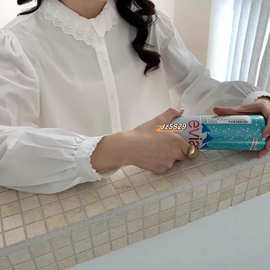 简梦娃娃领衬衫 2026春季新款 韩版小清新宽松白色上衣衬衣女5829