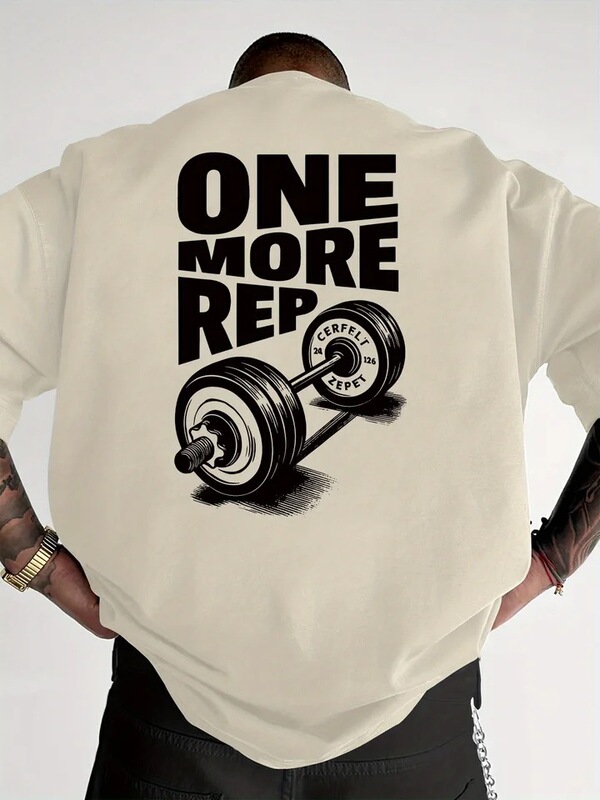 Men's T-Shirts Are Retro and Fun, Suitable for Gym Workouts, and Are More Representative of Weightlifting Women's Streetwear Style, Made of Cotton Men's T-Shirts Are Retro and Fun, Suitable for Gym Workouts, and Are More Representative of Weightlifting Women's Streetwear Style, Made of Cotton