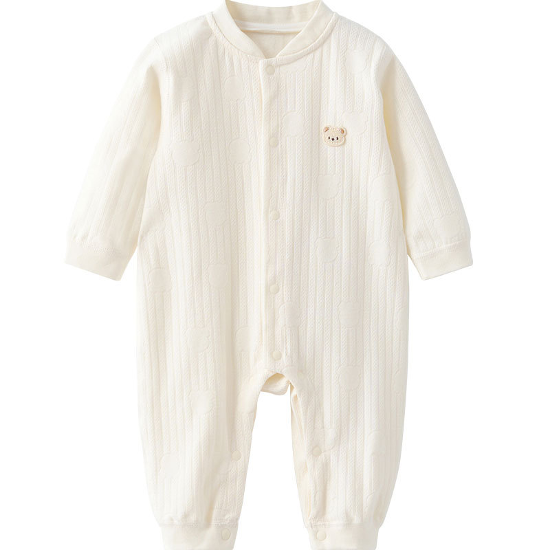 Primavera y otoño baby overcoat pijama delgado para niños pequeños ropa de recién nacidos ropa de base para hombres y mujeres ropa de caída de otoño bebé
