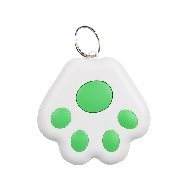 Yeni akıllı iki yönlü kablosuz nesne bulucu, kayıp önleyici Bluetooth takip ve konumlandırma anahtarlığı, köpek pençesi kayıp önleyici cihaz