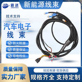 新能源无人汽车线束电源线纯铜线定制机器人航空2+6高压集成线束