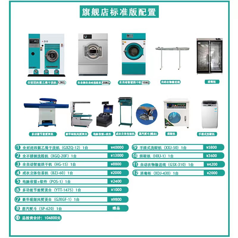 Supplying Laundry Affiliate equipment Various programme Available Choice Tetrachloroethylene Dry Cleaner