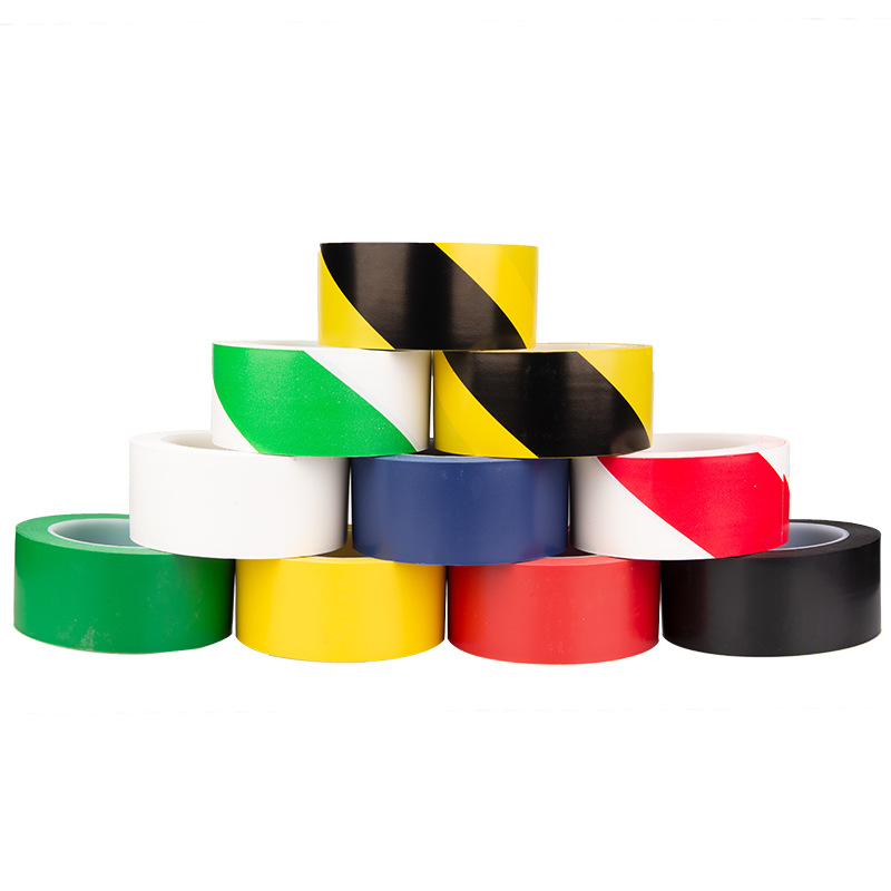 Cinta de advertencia de PVC negra y amarilla de 33 metros, marcador de advertencia para taller, marcado de piso tipo cebra, industrial y resistente al desgaste.