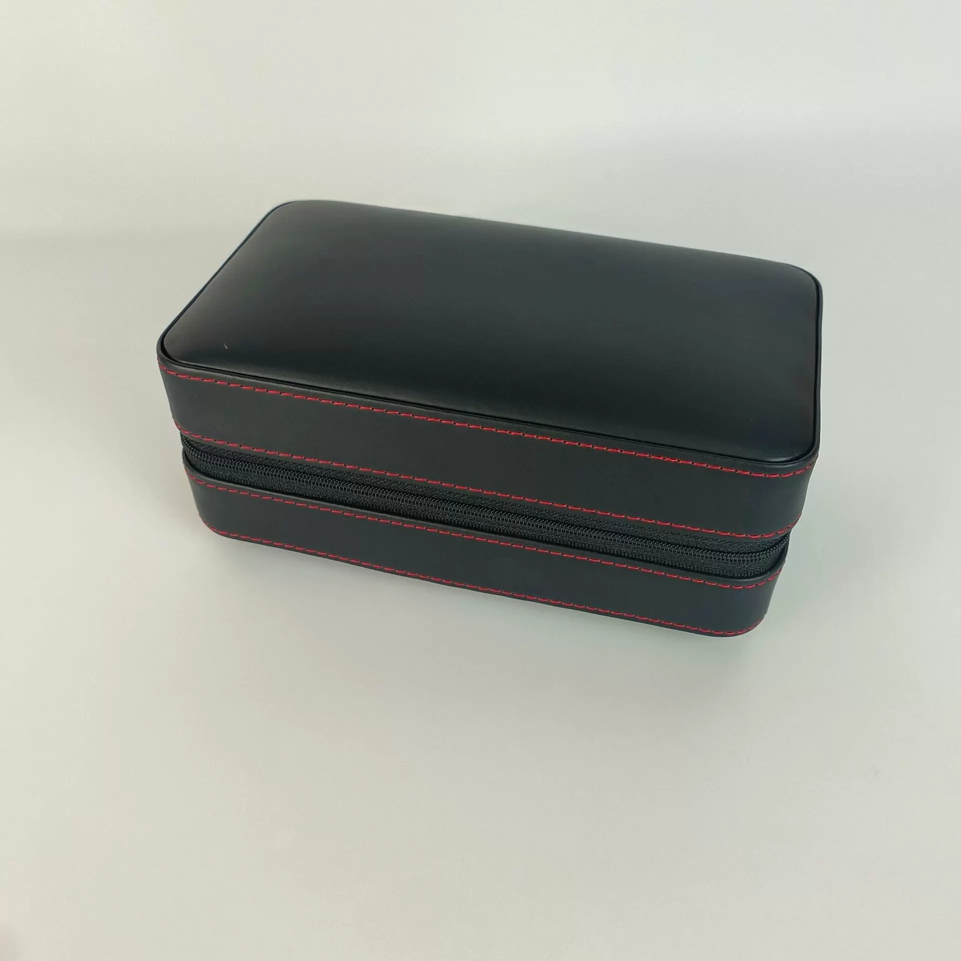 雪茄皮盒雪茄盒雪茄套松木雪茄储存便携式雪茄皮套六支装收纳包