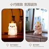 Crown Pig Shooting the head of the bedside charging silicone small night light cute cute pig with sleeping