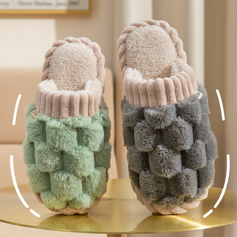 2022 Autumn and Winter New Cotton Slippers for Women Home Lovers Indoor Home Non-Slip Warm Velvet Plush Slippers for Men 2022 Autumn and Winter New Cotton Slippers for Women Home Lovers Indoor Home Non-Slip Warm Velvet Plush Slippers for Men