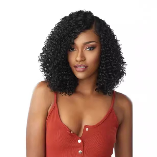 Wig for Women, European and American Short Curly Hair, African Black Small Curly Afro Synthetic Wig, Fully Handmade Versatile Short Curls