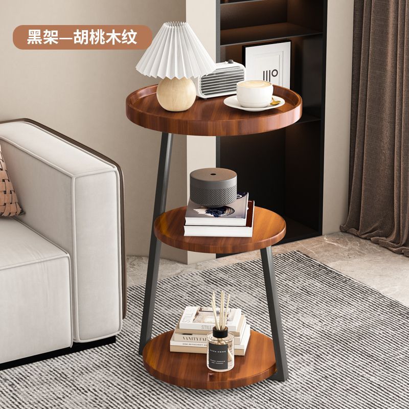 Mesa de té nórdica, sofá, sala de estar, mesas de cabezal de cama, esquina simple, gabinete, pequeña mesa redonda