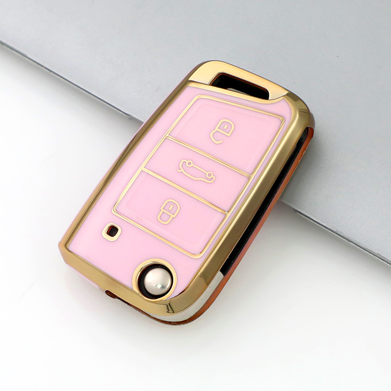 Suitable for Volkswagen Key Cover Santana Langxing Jetta Sagitar Lavida Baolai Tiguan Polo Female Key Bag