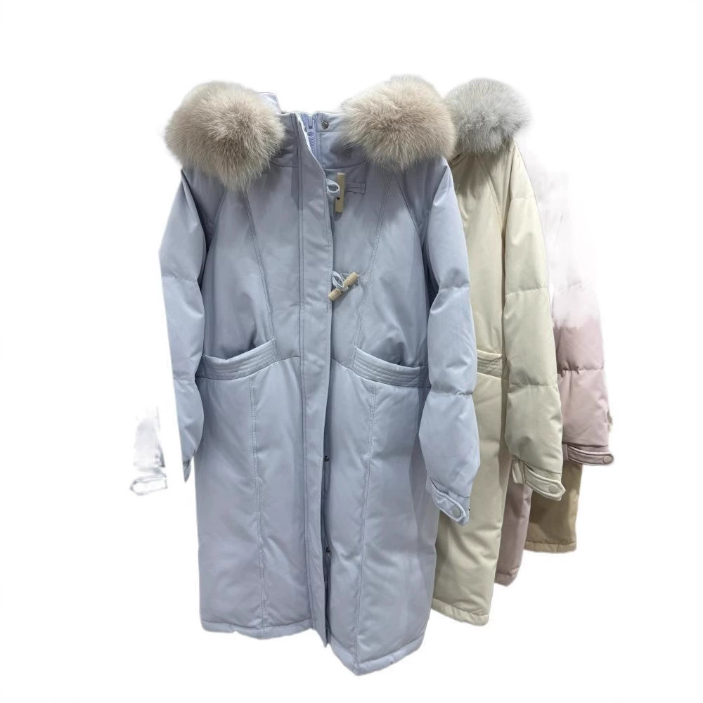 Куртка-пуховик, тренч, mid-length, oversize, увеличенная толщина, макси длина