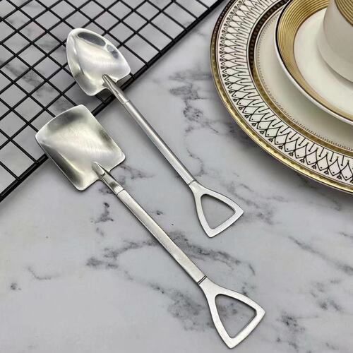 Creative stainless steel internet celebrity shovel spoon student personalized watermelon ice cream dessert shovel spoon wholesale