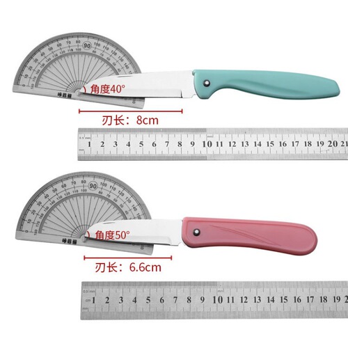 Nordic style fruit knife paring knife household kitchen foldable kitchen stainless steel melon and fruit knife portable pocket knife