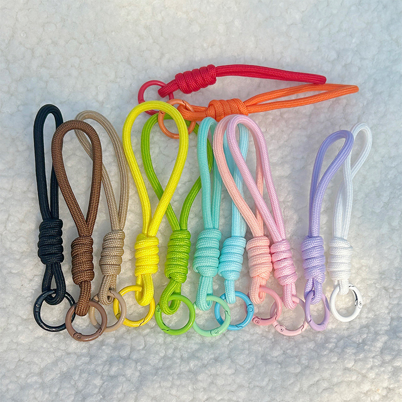 Macaron-Colored Short Phone Lanyard Anti-Loss Strap DIY Keychain Handmade Woven Lanyard Doll Anti-Loss Hanging Strap Macaron-Colored Short Phone Lanyard Anti-Loss Strap DIY Keychain Handmade Woven Lanyard Doll Anti-Loss Hanging Strap
