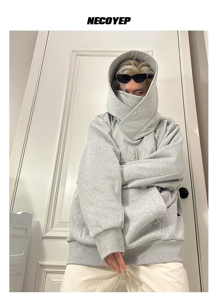 Men's Hoodie High Collar Casual Functional Jacket For Men_voghion.com