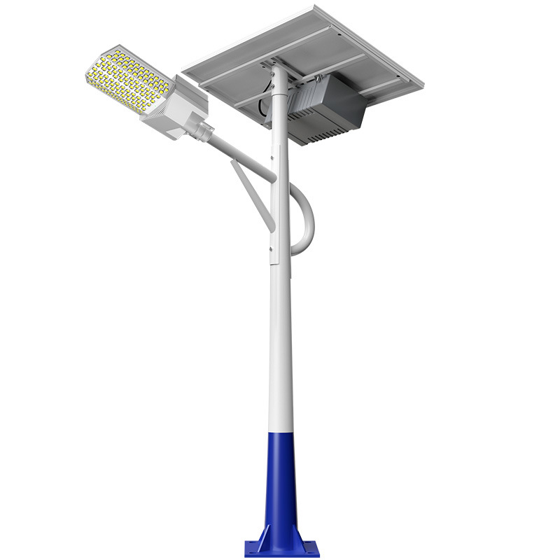 Batería externa Luz solar exterior Luz de calle 6 metros 5LED Ingeniería Super brillante 8 Lámpara de poste alto de alta potencia 12V Carga rápida