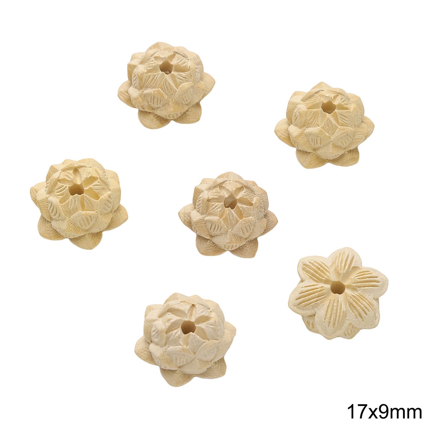 Guofengwen juega Ping An Fu cuentas de madera hechas a mano DIY colgantes de cuentas de cadena de material de teléfono móvil accesorios de cuentas a granel