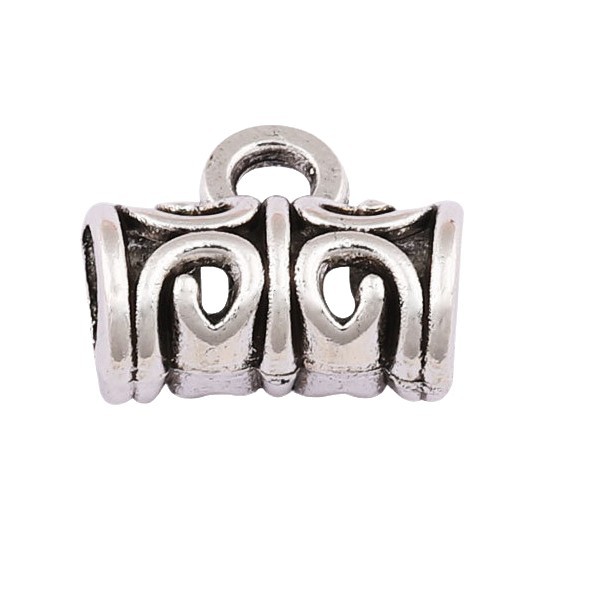 ZN3-2 ahueca hacia fuera tee medio DIY aleación de zinc accesorios de joyería suéter cadena pulsera clavícula cadena colgante fábrica al por mayor