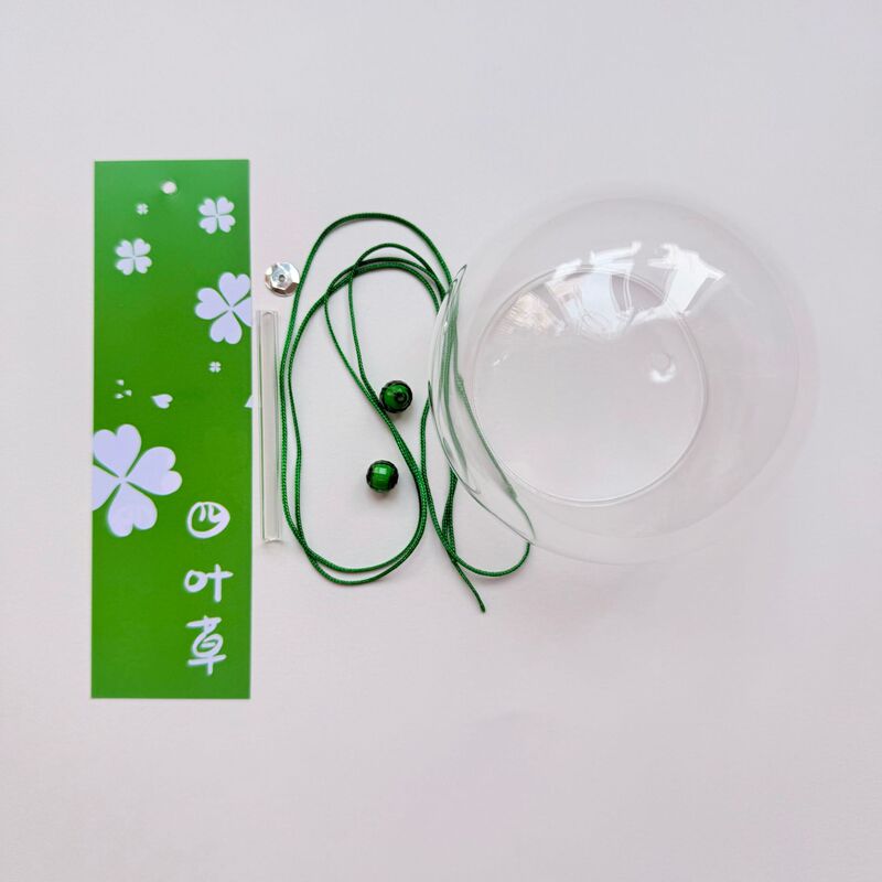 DIY Bulk Material Kit Edo Glass Wind Chimes Summer Japanese Wind Chimes Hanging Decorations Outdoor Waterproof Pvc Tags