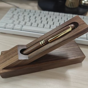 Walnut Signature Pen Set Business Office Signature Pen Set Box Can Engrave Logo Creative Advertising Gift Pen