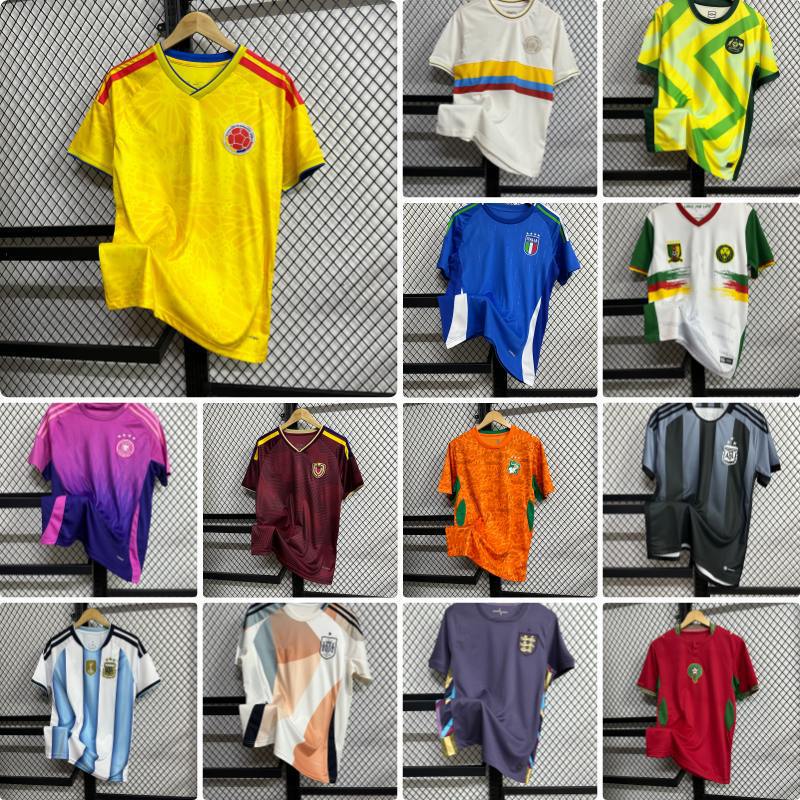 Source Factory 2026 World Cup National Team Spain Portugal Argentina France Italy Fan Jerseys