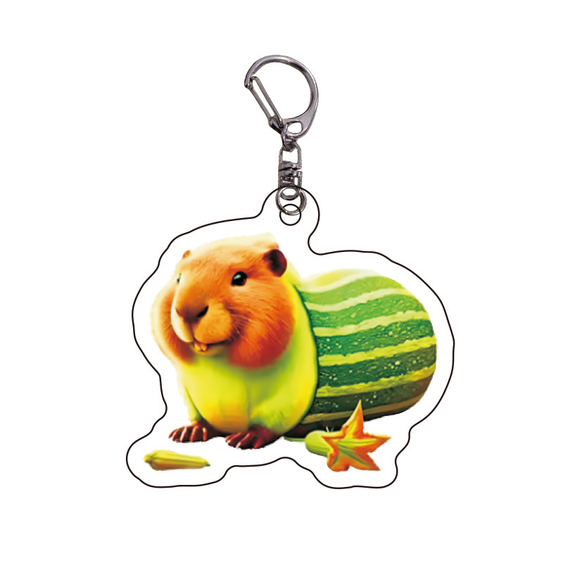 Douyin Hot Terrier, montañas extranjeras, mares y mares, Acrylic, bestias extrañas, llaveros abstractos divertidos, colgantes, regalos de celebridades de Internet