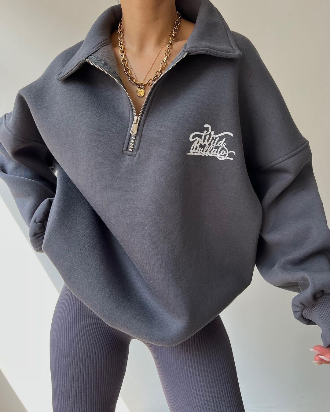 2024 New plush printed long sleeved pullover sweater with autumn and winter versatility_voghion.com