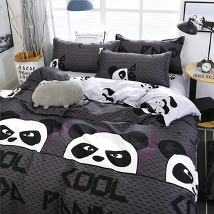 Bedding Quilt Full Set Entire Student Dormitory Four-piece Set Autumn and Winter Thickened Quilt Core Cotton Wool Six-piece Set
