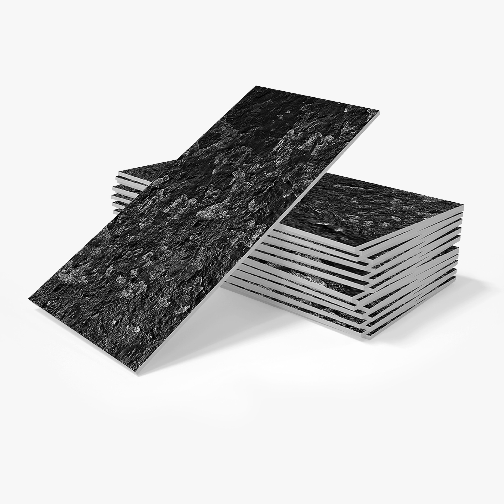 16-piece estilo industrial esmerilado espuma PE etiqueta de la pared autoadhesiva impermeable a prueba de humedad cocina baño extraíble decoración de la pared