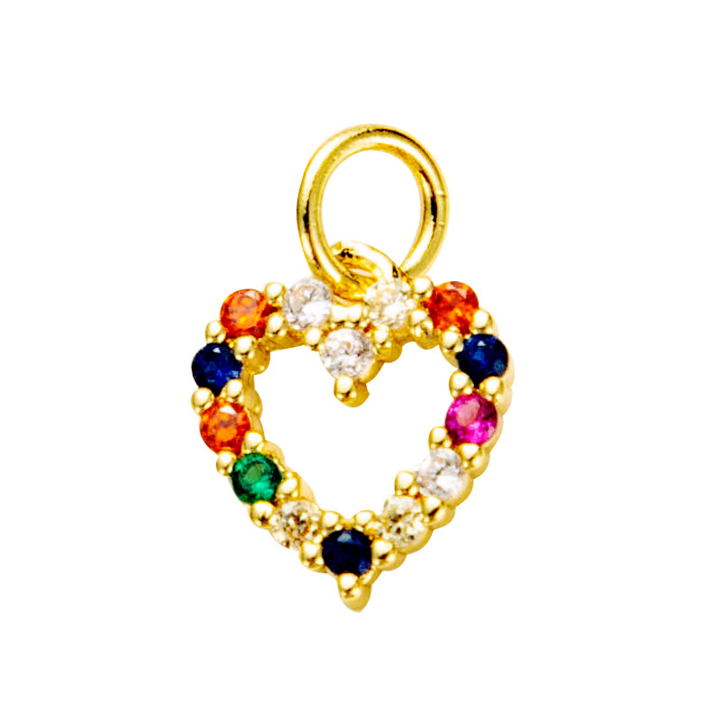 Nihaojewelry wholesale accessories creative key crown starfish rainbow necklace pendantpicture19