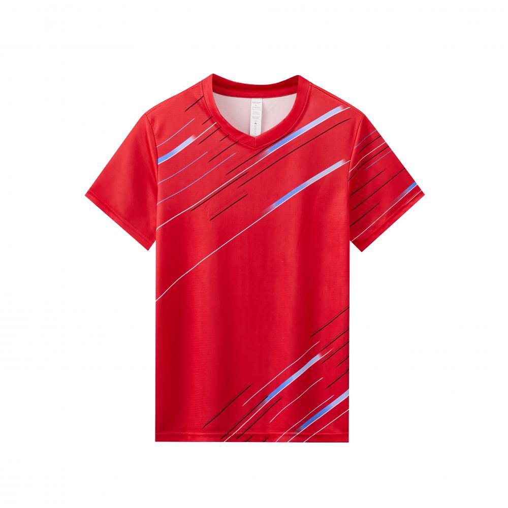 26 nuevas chaquetas de bádminton impresión instantánea de secado rápido transpirable tenis de mesa ropa de tenis de mesa marca de la misma luz