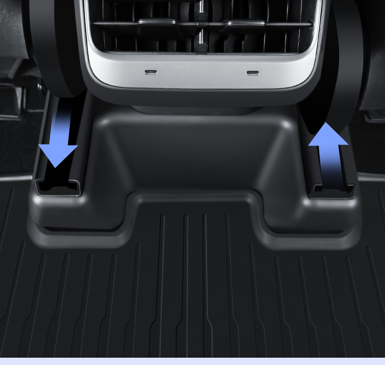 Suitable for Tesla Model Y/3 Carbon Fiber Rear Door Sill Strip Upgraded Version Anti-Kick Seat Protection Corner Accessories