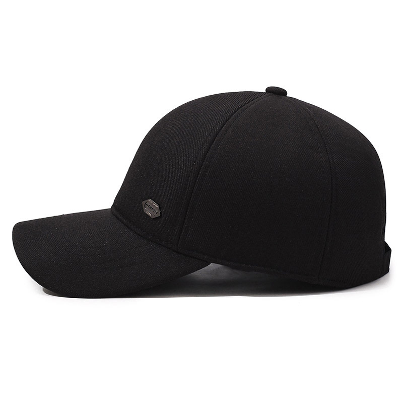 Cappellino da baseball uomo invernale con paraorecchie e lana_voghion.com